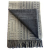 100% Baby Alpaca Throw Blanket, Our Beautiful Patchwork Pattern Throw / Afghan