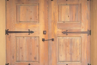 Inspiration for a craftsman entryway remodel in Omaha