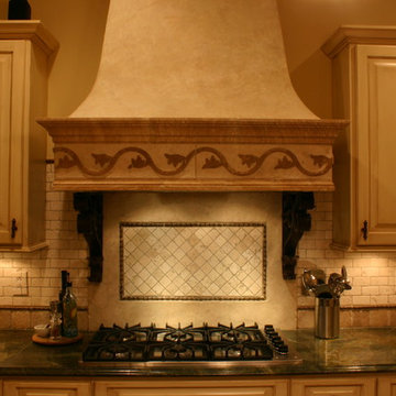 Marble and Tumbled Stone Kitchen in Huntsville