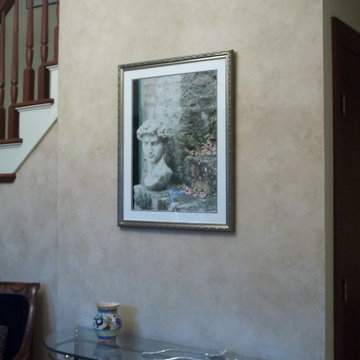 Inviting Warm Entry Foyer Wall