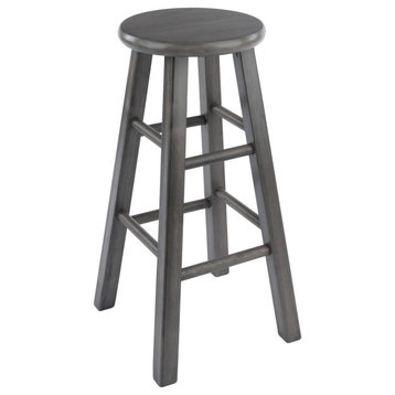 Ivy Square Leg Counter Stool, Rustic Oyster Gray