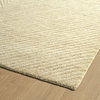 Kaleen Hand-Tufted Textura Wool Rug, Sand, 8'x10'