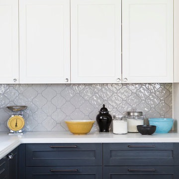 Black and white kitchen
