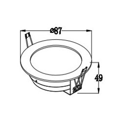 LED down light structure - Lighting