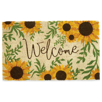 Sunflower Welcome Doormat