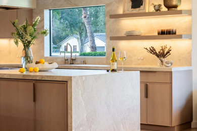 Example of a trendy kitchen design in Miami