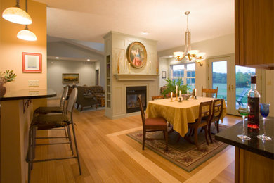 Example of a dining room design in Other