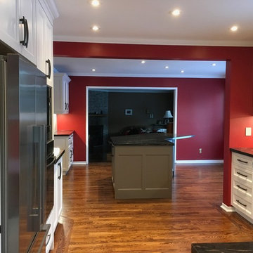 Looking from Sitting Area to Family Room -Wide Open Space
