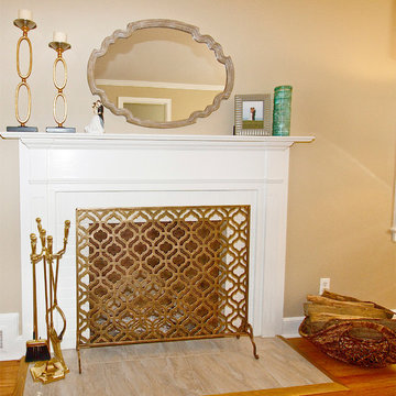 New England colonial adds some Glam