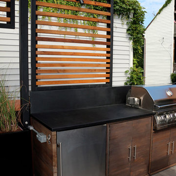Contemporary Rooftop Garden, North Center - Chicago