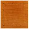 6' Square Persian Gabbeh Hand Knotted Wool Rug - Q15136