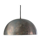 Black Steel 14" Dome Pendant Light Island Pendant Kitchen Light