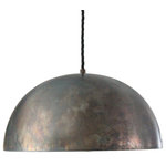 City of Lights - Black Steel 14" Dome Pendant Light Island Pendant Kitchen Light - The simple, sleek design of this pendant adds a touch of modern industrial style to any area of your home, and looks especially striking displayed in sets of two or three over a dining table or bar area. Also provides excellent task lighting for a kitchen work space.