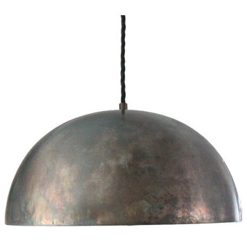 Black Steel 14" Dome Pendant Light Island Pendant Kitchen Light