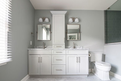 Bathroom - modern bathroom idea in Philadelphia