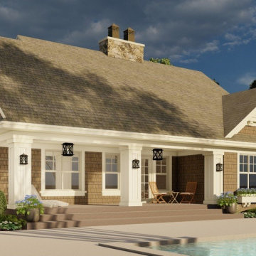 Creeks Bend House Plan - Back