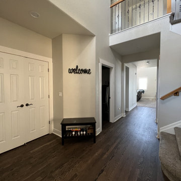 Dark Brown Red Oak Wood floor