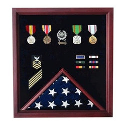 Vietnam Veteran Flag Display Case - Products