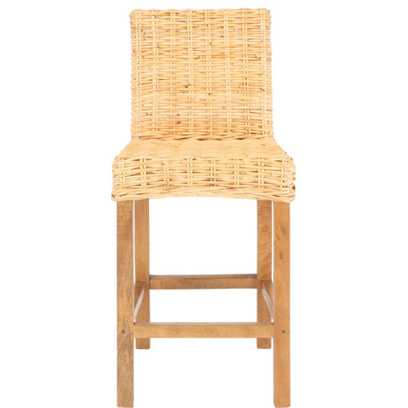 Tobie Rattan Counter Stool - Natural