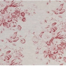 Constance Raspberry Fabric - Curtain Fabric