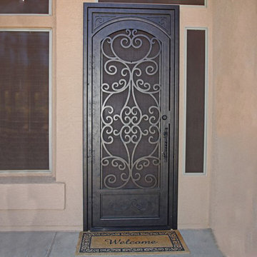 Bristol Plasma Cut Single Iron Security Door