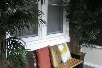 Inspiration for a transitional tile patio remodel in Philadelphia