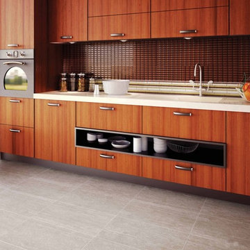 Tile floors