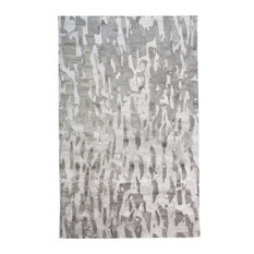 Feizy 8786FIVY Dryden Hand Tufted Gray / Silver Area Rug - 2' X 3' Rectangle