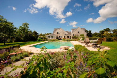 Photo of a coastal landscaping in Boston.