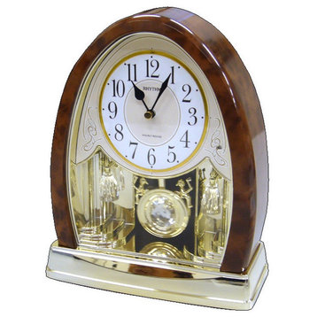 Musical Mantel Clock, Joyful Crystal Bells, 4RJ636WD23