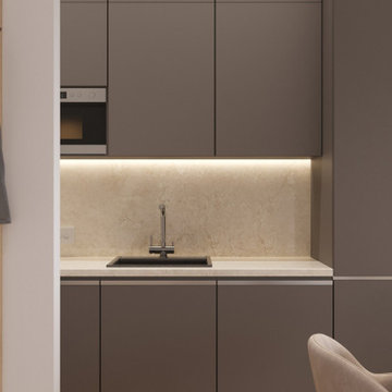 Compact 2-bedroom Apartment 37 sq.m in Scandinavian Style