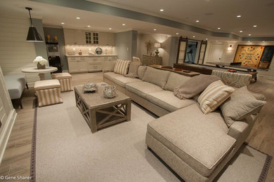 Basement - traditional basement idea in Baltimore