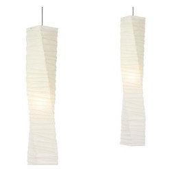 Noguchi Ceiling Lamp JP by Akari Lamps - Flush-mount Ceiling Lighting
