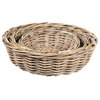East at Main Lombok Woven Rattan Baskets (Set of 3)