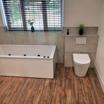Rustic tranquil bathroom