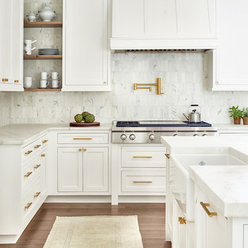 Crown Colony Project | Contemporary Bright White Kitchen Remodel