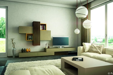 Einrichtungsbeispiele Wohnzimmer - TV-Wand - schaldach MÖBELBAU (Forcher)