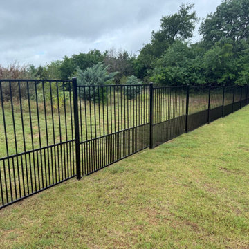 WROUGHT IRON FENCE - POTTSBORO, TX