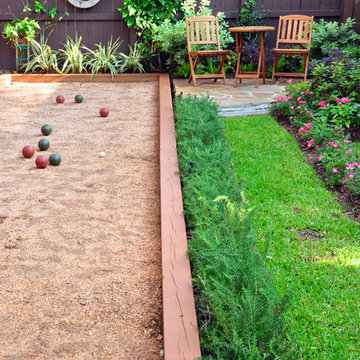 Bocce ball and food in Montrose