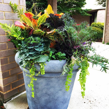 Fall Container Garden Design
