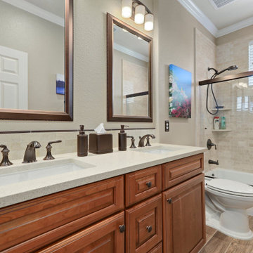 WEST SAC - TRADITIONAL CHERRY CABINETS FOR BATHROOMS & LAUNDRY