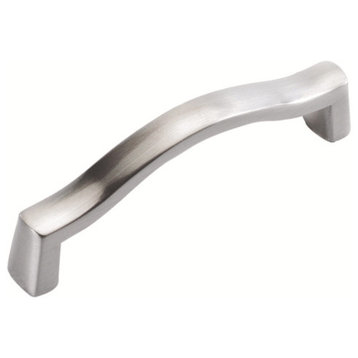 Belwith Hickory 3 In. Arc Satin Nickel Cabinet Pull P3595-SN Hardware