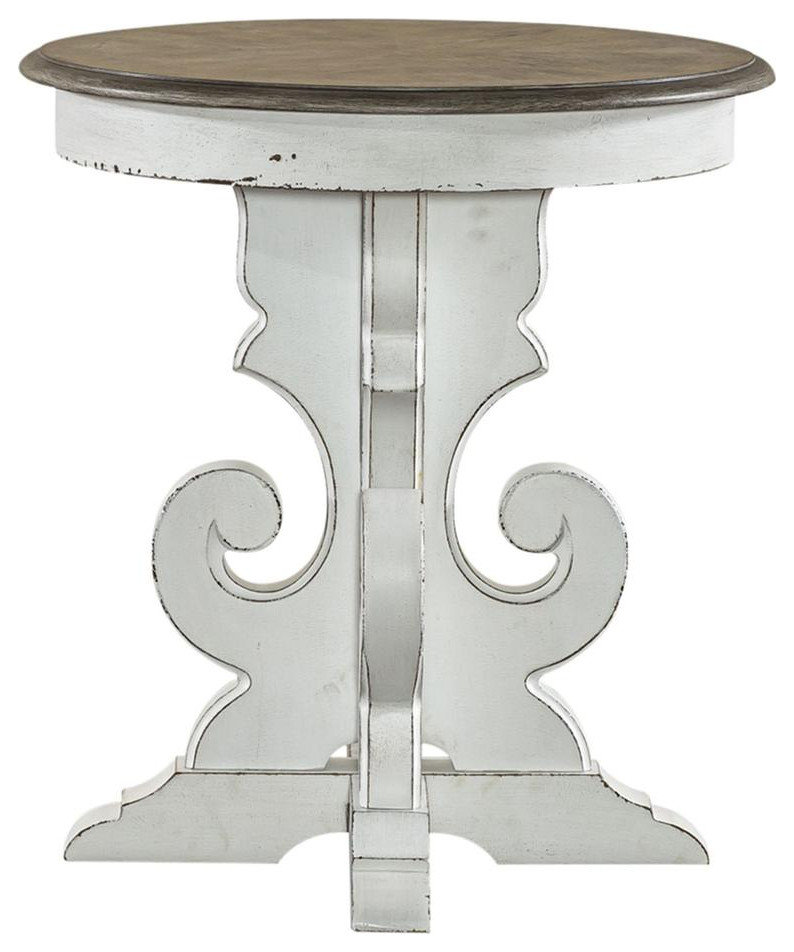 Magnolia Manor round end table - Contemporary - Accent Chests And ...