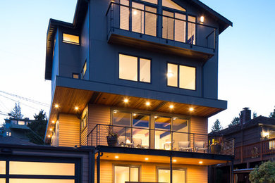 Trendy exterior home photo in Seattle
