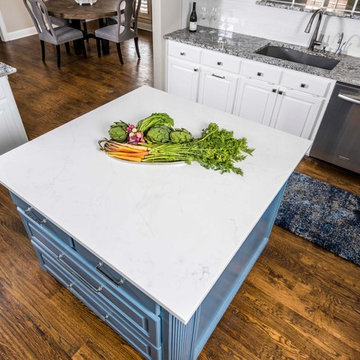 Aurea Stone in Paragon & Lennon Kitchen Island/Counter