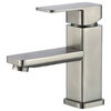 STYLISH Single Hole Bathroom Faucet, Brushed Nickel