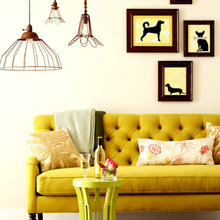 yellow couch