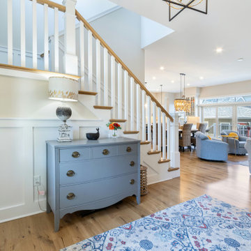 Welcoming Living Room Featuring Coastal Decor