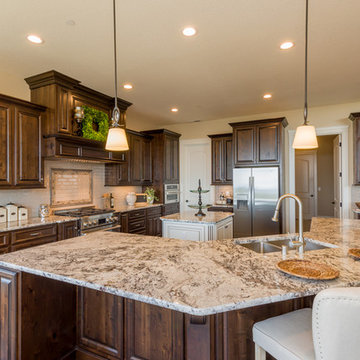 Kitchen - The Overlook - Cascade Craftsman on Prune Hill