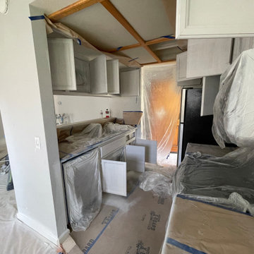 Condo Facelift, paint, smooth ceiling, can lights